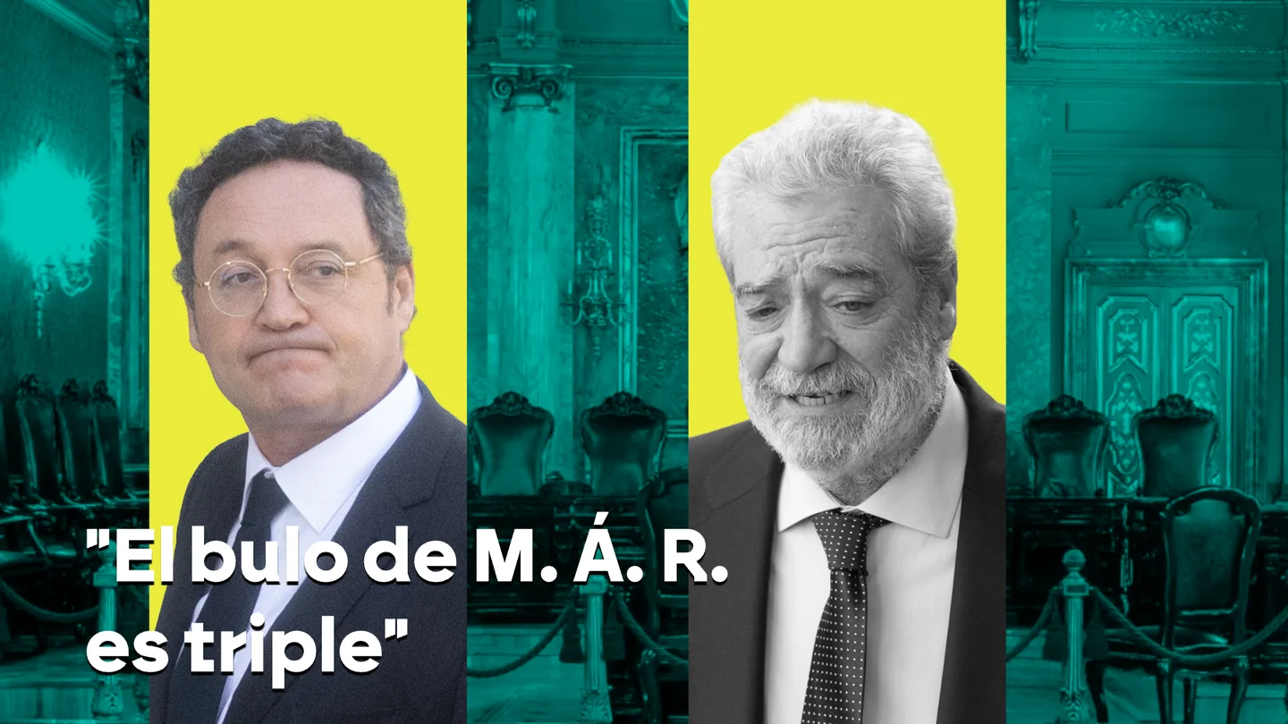 Álvaro García Ortiz y Miguel Ángel Rodríguez. Álvaro García Ortiz y Miguel Ángel Rodríguez.