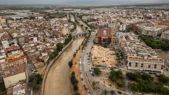 Imagen de archivo del barranco del Poyo a su paso por Catarroja y Massanasa. Imagen de archivo del barranco del Poyo a su paso por Catarroja y Massanasa.