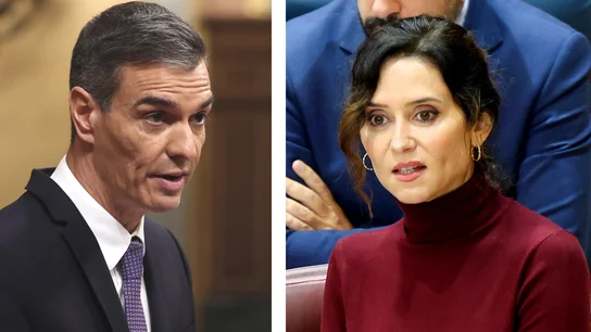 Pedro Sánchez e Isabel Díaz Ayuso Pedro Sánchez e Isabel Díaz Ayuso