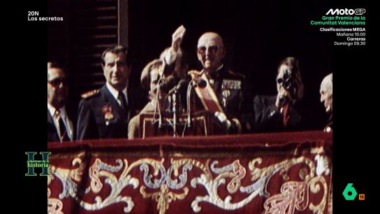 laSexta Columna recuerda las &uacute;ltimas semanas de la vida p&uacute;blica de Franco, desde su &uacute;ltimo acto p&uacute;blico a los &uacute;ltimos consejos de ministros que presidi&oacute; "enganchado a unos sistemas de control para que no le diera un s&iacute;ncope".