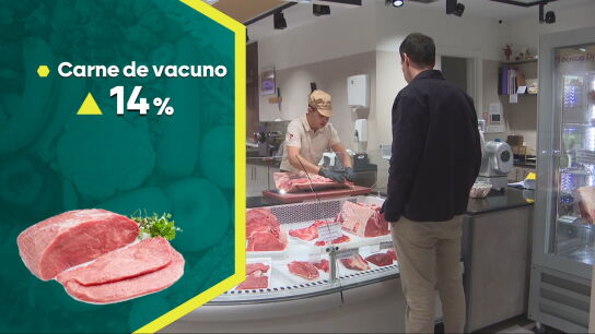 La carne de vacuno sigue su propia escalada: cuesta un 13,6% más que en enero