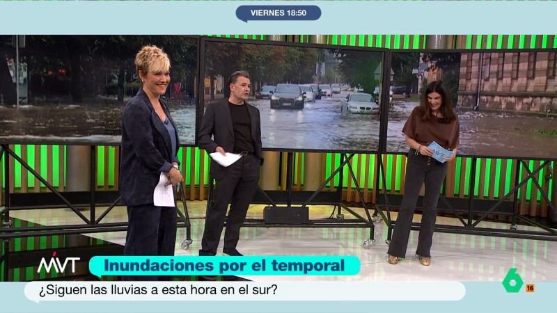 La pícara sugerencia de Iñaki López ante un fin de semana de mal tiempo: "Si desde aquí no animamos al tema..."