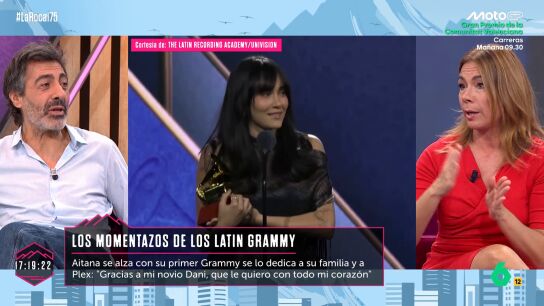 Silvia Taul&eacute;s considera "arriesgado" que Aitana le dedique su primer Grammy a Plex: "Con el curr&iacute;culum de amor&iacute;os que tiene..."
