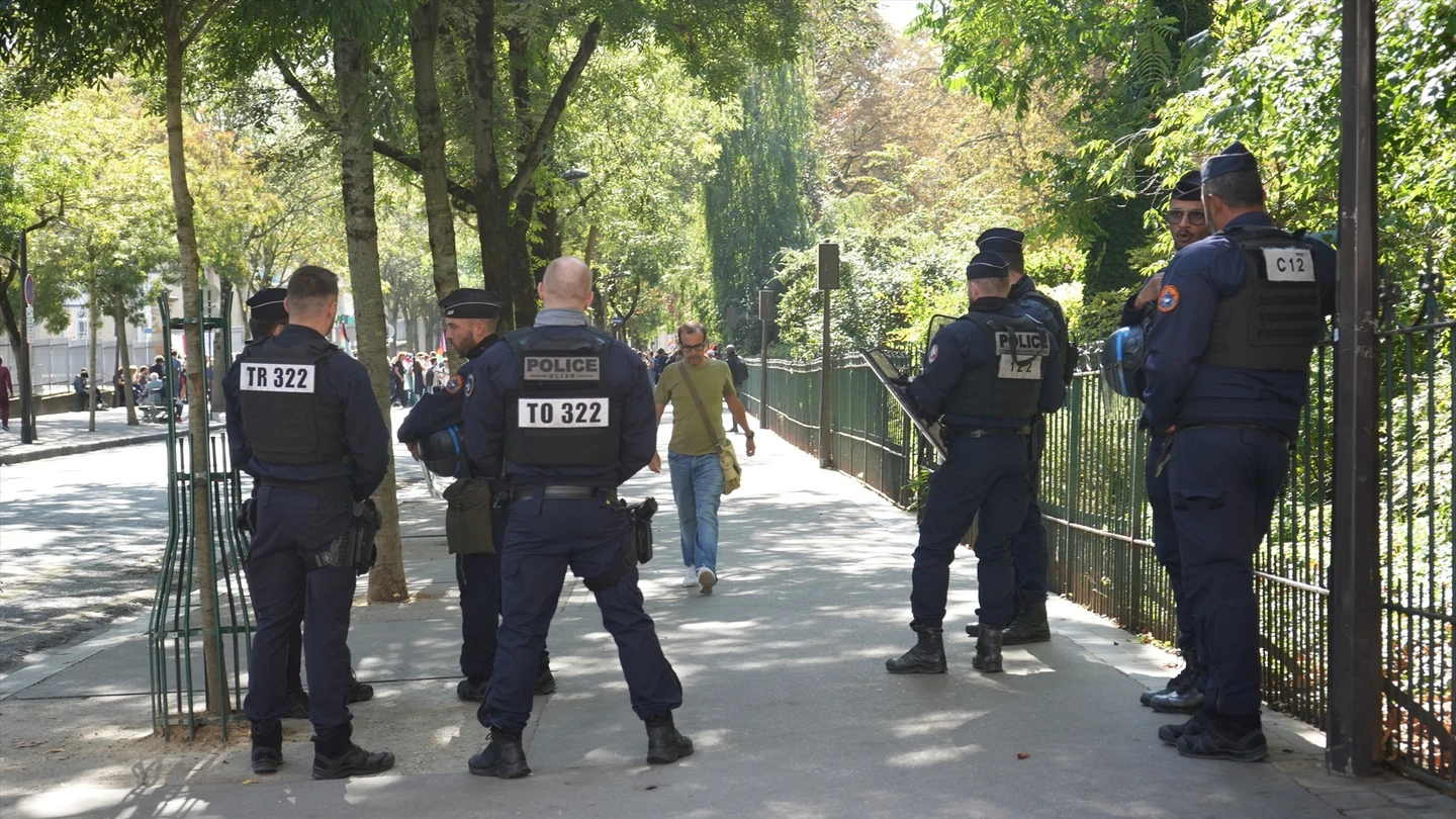 Imagen de la Policía francesa Imagen de la Policía francesa