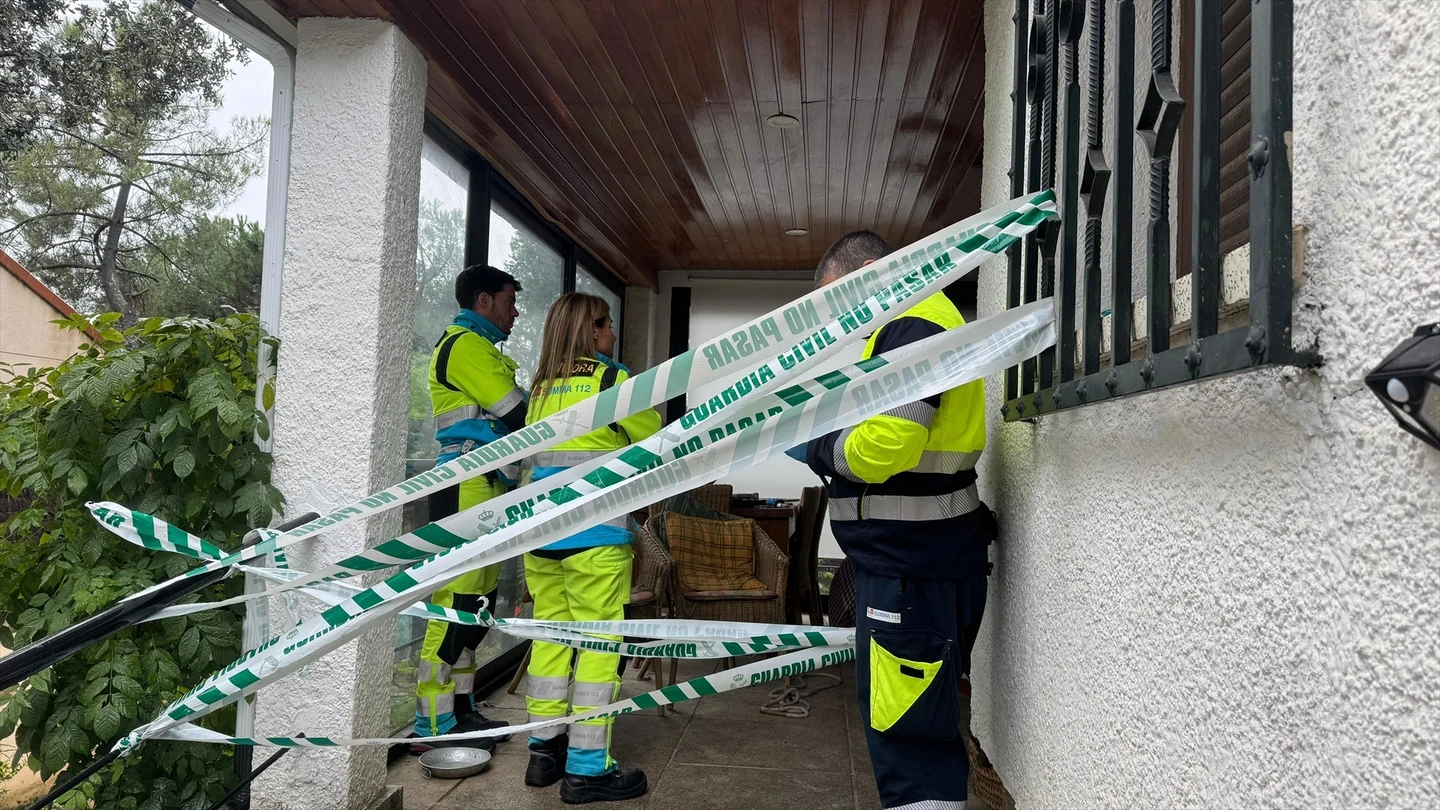 Lugar donde han encontrado los cadáveres de un hombre y una mujer con signos de violencia en Alpedrete Lugar donde han encontrado los cadáveres de un hombre y una mujer con signos de violencia en Alpedrete