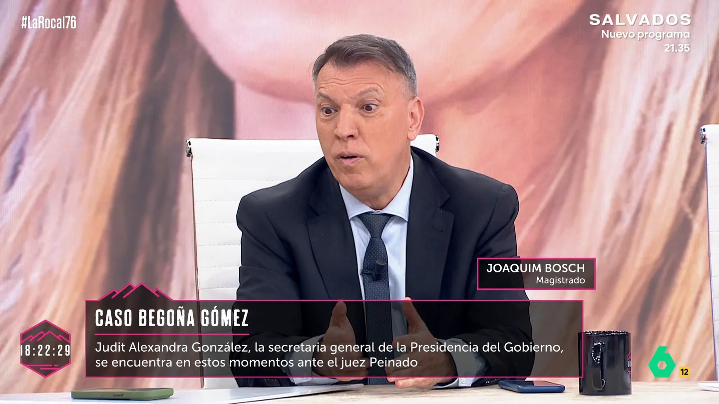 Joaquim Bosch defiende la decisión del juez Peinado de citar a declarar un domingo a Judit Gómez: "No es nada habitual, pero..." Joaquim Bosch defiende la decisión del juez Peinado de citar a declarar un domingo a Judit Gómez: "No es nada habitual, pero..."