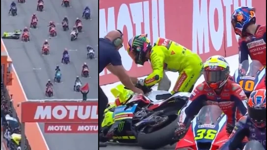 Aleix Espargaró y Franco Morbidelli Aleix Espargaró y Franco Morbidelli