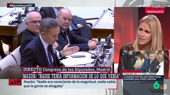 Afra Blanco, tajante tras repasar las mentiras de Mazón en su comparecencia por la DANA: "No hay papel ni tinta para tantas mentiras" Afra Blanco, tajante tras repasar las mentiras de Mazón en su comparecencia por la DANA: "No hay papel ni tinta para tantas mentiras"
