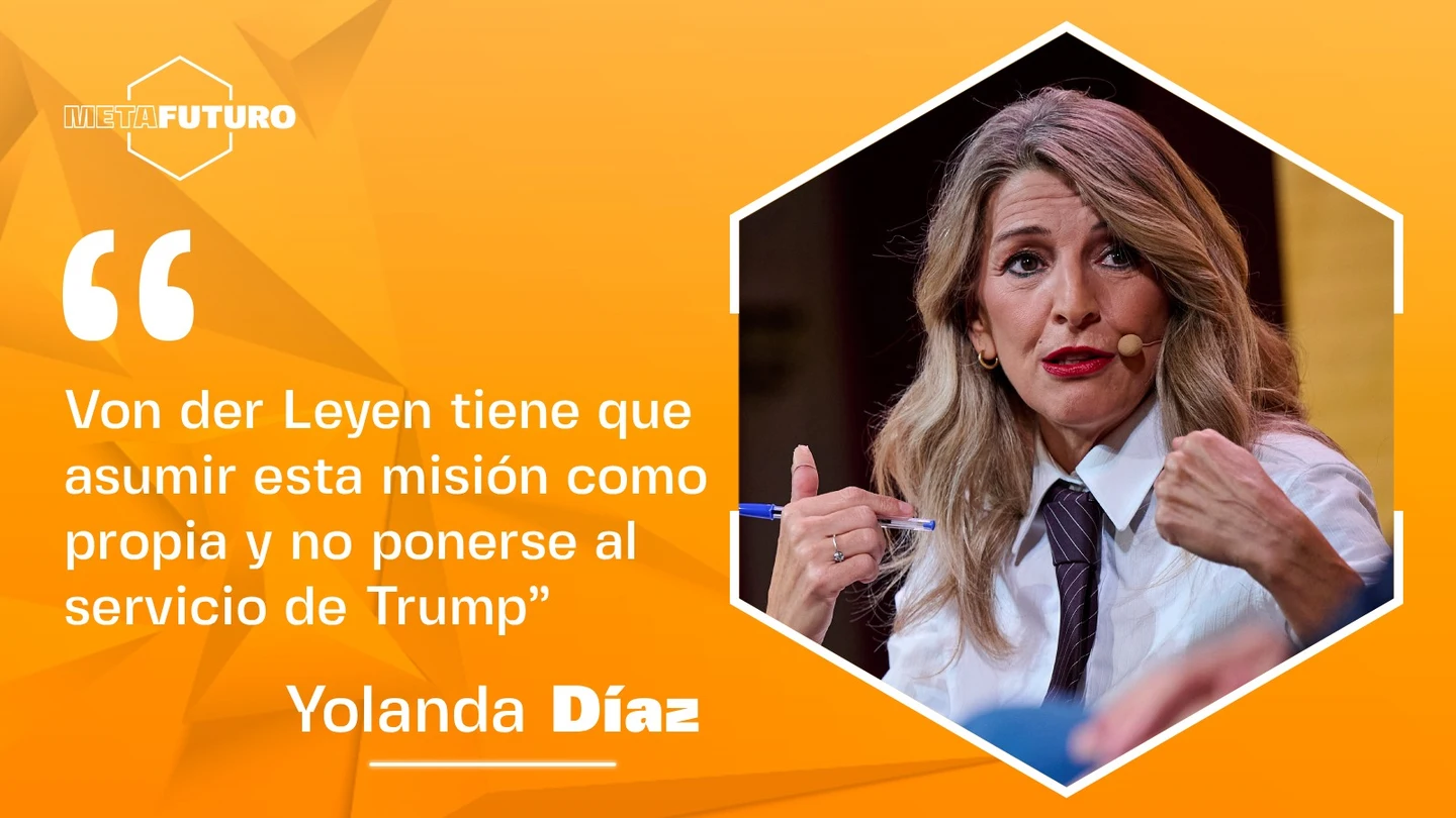 La ministra de Trabajo, Yolanda Díaz, en Metafuturo La ministra de Trabajo, Yolanda Díaz, en Metafuturo