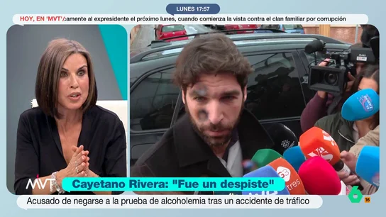 Bea de Vicente analiza la defensa de Cayetano Rivera: "Si estaba tan confuso, quizá no estaba en condiciones de hacerse la prueba" Bea de Vicente analiza la estrategia de defensa de Cayetano Rivera en el juicio por negarse a hacerse la prueba de alcoholemia tras el incidente en el que arrolló una rotonda con su coche y desvela lo que le recomendaría si fuera su cliente.