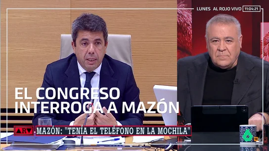 Ferreras, tajante sobre la comparecencia de Mazón en el Congreso por la gestión de la DANA: "El hombre que más bulos ha generado se está intentando camuflar en el resto de bulos" Ferreras, tajante sobre la comparecencia de Mazón en el Congreso por la gestión de la DANA: "El hombre que más bulos ha generado se está intentando camuflar en el resto de bulos"