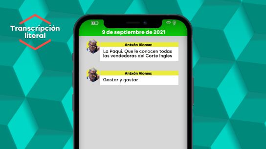 Conversación entre Antxon Alonso y su mujer sobre Cerdán