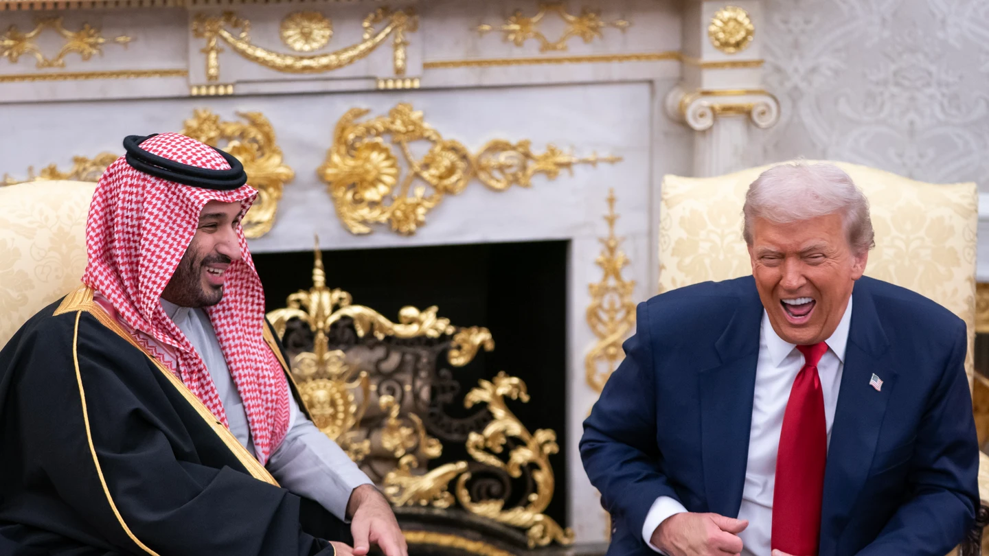 Mohamed bin Salmán y Donald Trump, este martes en la Casa Blanca. Mohamed bin Salmán y Donald Trump, este martes en la Casa Blanca.