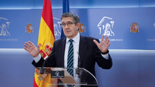 El portavoz del PSOE en el Congreso, Patxi L&oacute;pez, este martes. 