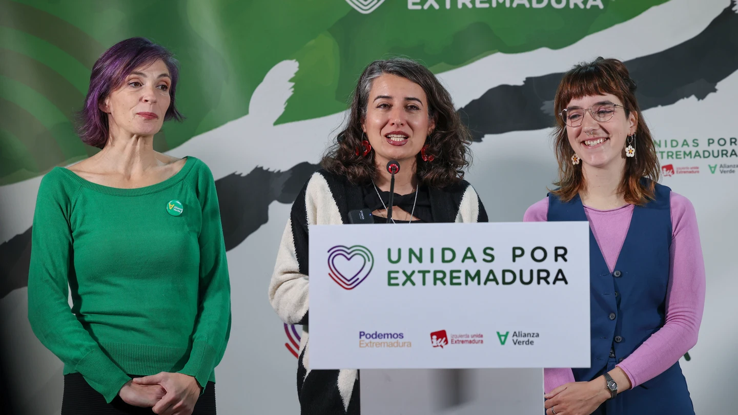 Podemos, IU y Alianza Verde se presentan en la coalición Unidas por Extremadura para las elecciones autonómicas del 21 de diciembre Podemos, IU y Alianza Verde se presentan en la coalición Unidas por Extremadura para las elecciones autonómicas del 21 de diciembre