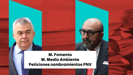 Cerdán remitió a Koldo un documento sobre "peticiones de nombramiento" del PNV en el Ministerio de Medio Ambiente, Adif, el INI o en la Sepi Cerdán remitió a Koldo un documento sobre "peticiones de nombramiento" del PNV en el Ministerio de Medio Ambiente, Adif, el INI o en la Sepi