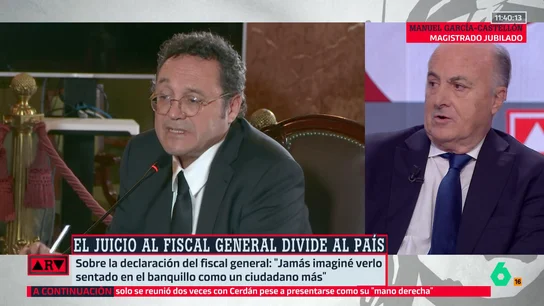 El magistrado García-Castellón critica la defensa de Sánchez al fiscal general del Estado: "El mensaje que se lanza no es bueno" El magistrado García-Castellón critica la defensa de Sánchez al fiscal general del Estado: "El mensaje que se lanza no es bueno"
