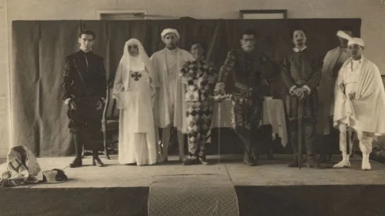 Federico García Lorca (izqda) en la representación 'Don Juan Tenorio' de la Residencia de Estudiantes (1920). Federico García Lorca (izqda) en la representación 'Don Juan Tenorio' de la Residencia de Estudiantes (1920).