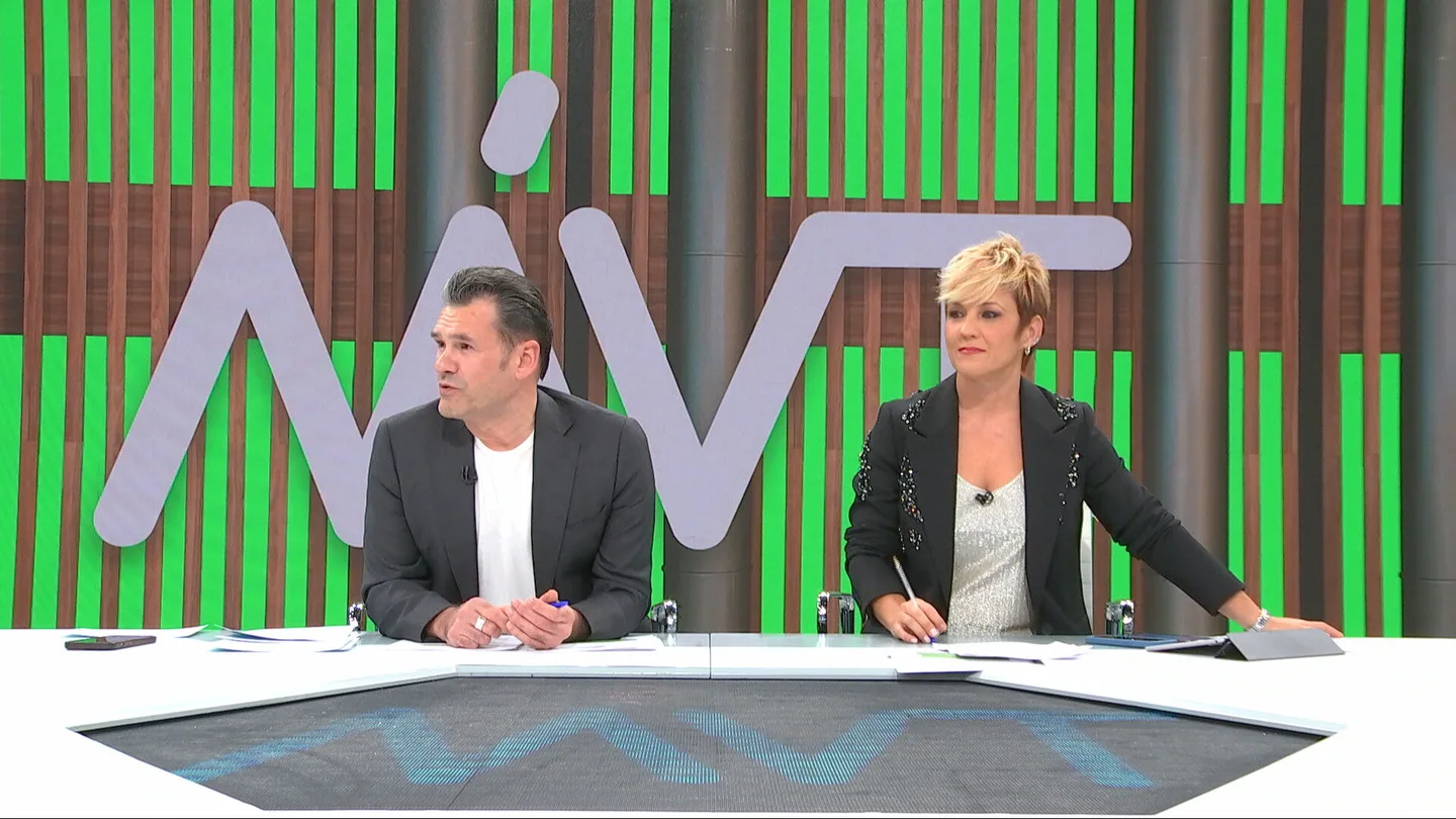 Los presentadores de Más Vale Tarde Iñaki López y Cristina Pardo Los presentadores de Más Vale Tarde Iñaki López y Cristina Pardo