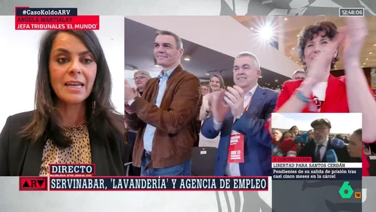 Ángela Martialay, sobre Santos Cerdán: "Por la mañana era secretario de Organización del PSOE y por la tarde constructor" Ángela Martialay, sobre Santos Cerdán: "Por la mañana era secretario de Organización del PSOE y por la tarde constructor"