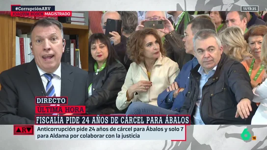 Joaquim Bosch analiza la libertad provisional de Cerdán: "Toda persona, hasta que sea condenada a prisión, tiene que estar en libertad porque se presume su inocencia" Joaquim Bosch analiza la libertad provisional de Cerdán: "Toda persona, hasta que sea condenada a prisión, tiene que estar en libertad porque se presume su inocencia"