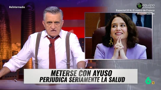 Wyoming, tras la condena al fiscal general: "Hemos aprendido que meterse con Ayuso perjudica seriamente la salud" El Supremo ha anunciado el fallo contra el fiscal general, Álvaro García Ortiz. Además de inhabilitarlo durante dos años para ejercer, deberá pagar una multa de 7.200 euros, indemnizar a González Amador y pagar las costas del juicio.