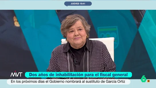 Cristina Almeida, sobre la condena al fiscal general: "Me parece impresentable. La Justicia está perdiendo todo poder" El Tribunal Supremo ha condenado a García Ortiz como autor de un delito de revelación de datos reservados. Un fallo con el que la abogada se ha mostrado muy crítica.