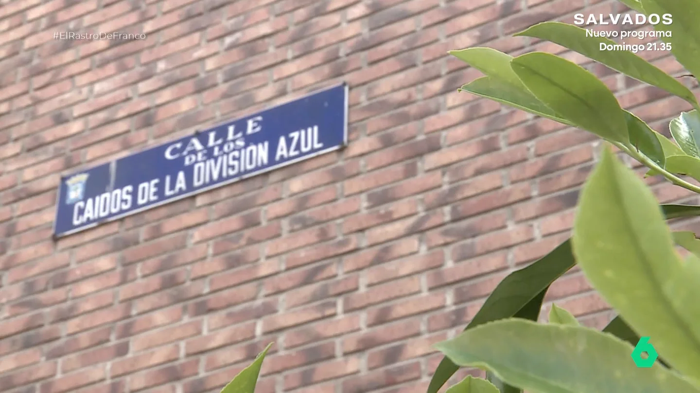 Calle con un nombre franquista Calle con un nombre franquista