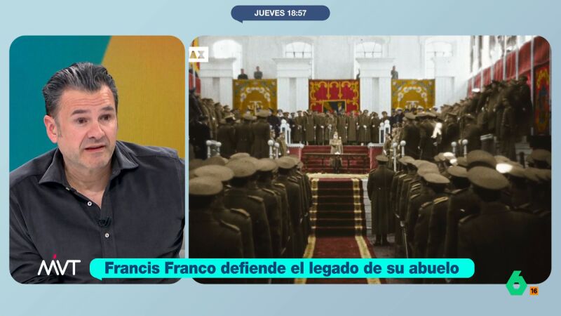 Iñaki López responde al nieto de Franco: "Hace muchos años que pasó, pero la gente suele querer dignidad y justicia"
