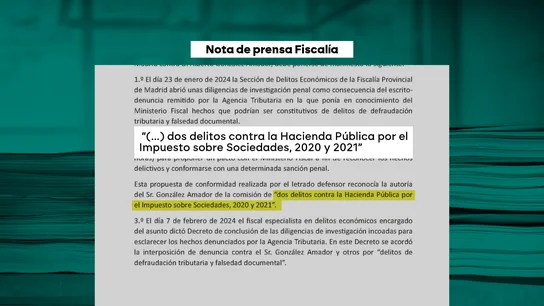 García Ortiz aseguró que sin este extracto del correo "la nota quedaba coja". García Ortiz aseguró que sin este extracto del correo "la nota quedaba coja".