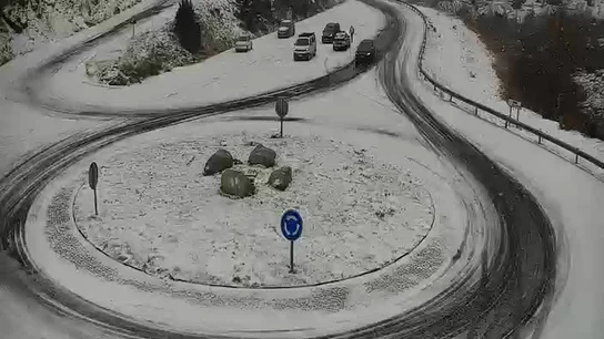 Carreteras cortadas por la nieve el 21 de noviembre de 2025 Carreteras cortadas por la nieve el 21 de noviembre de 2025