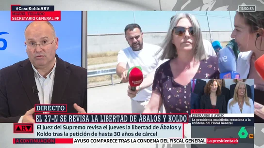 Miguel Tellado deja caer que la mujer de Cerdán será citada a la comisión del Senado: "Es evidente que sabía muchas cosas" Miguel Tellado deja caer que la mujer de Cerdán será citada a la comisión del Senado: "Es evidente que sabía muchas cosas"