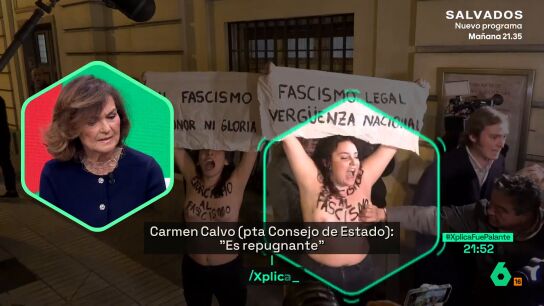 Carmen Calvo, en laSexta Xplica