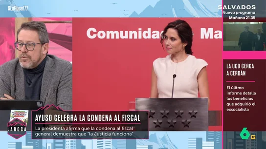 Manu Mostaza critica la implicación de Ayuso en el caso del fiscal general del Estado: "Se ha equivocado desde el principio" Manu Mostaza critica la implicación de Ayuso en el caso del fiscal general del Estado: "Se ha equivocado desde el principio"