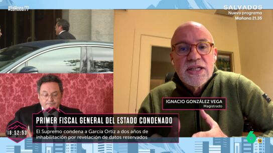 Ignacio Gonz&aacute;lez Vega, juez, explica qu&eacute; recursos tiene el fiscal general del Estado para recurrir el fallo del Tribunal Supremo