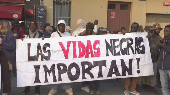Protesta en Badalona Protesta en Badalona