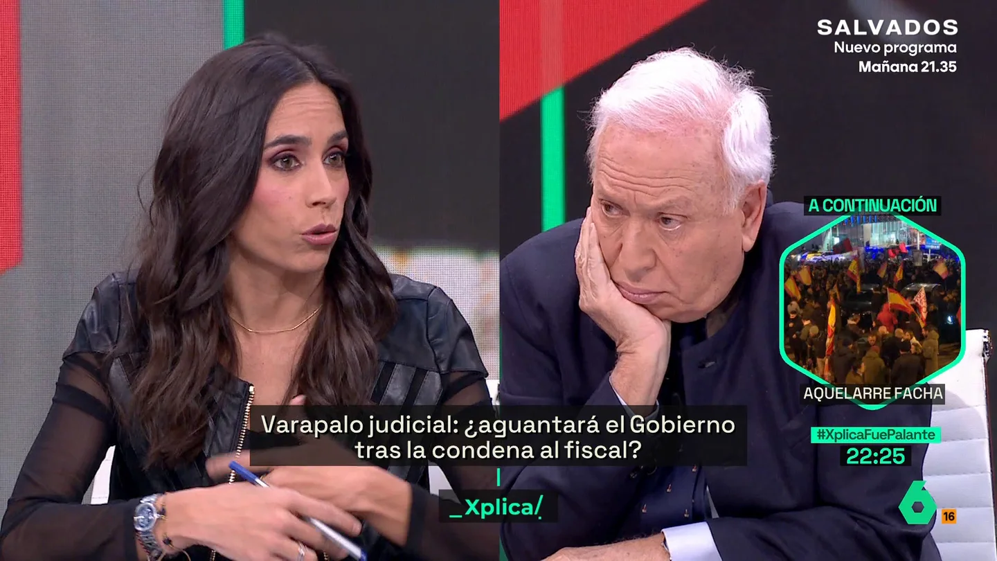 Pilar Velasco, "expectante" ante la sentencia al fiscal general: "A ver qué creatividad jurídica utilizan para la condena" Pilar Velasco, "expectante" ante la sentencia al fiscal general: "A ver qué creatividad jurídica utilizan para la condena"