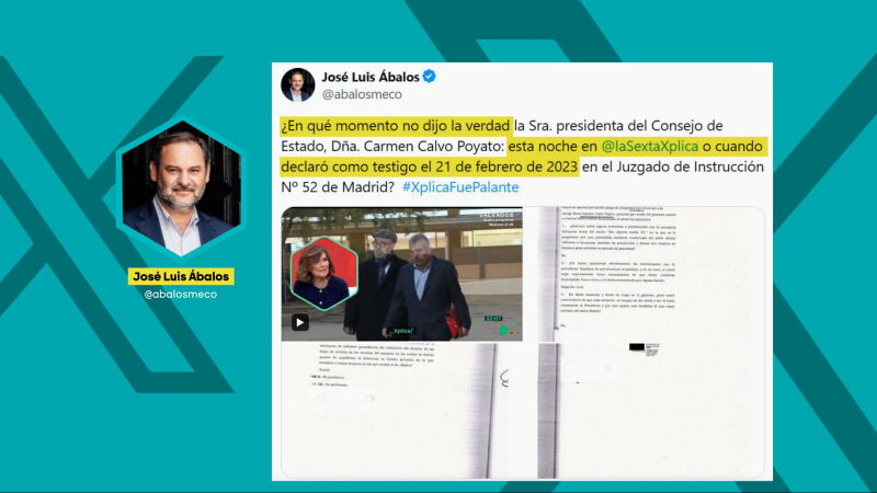 Mensaje de José Luis Ábalos respondiendo a Carmen Calvo