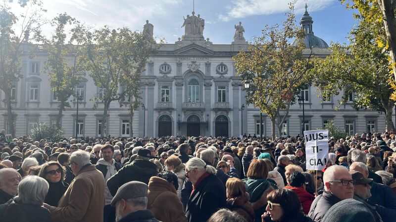 Manifestación frente al Supremo