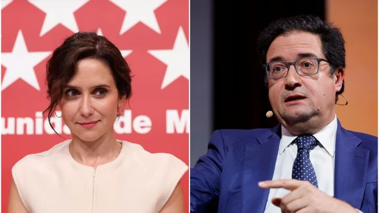 Ayuso y Óscar López Ayuso y Óscar López