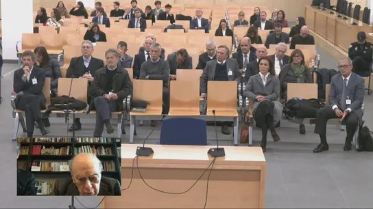 Jordi Pujol comparece por videoconferencia en el juicio a su familia Jordi Pujol comparece por videoconferencia en el juicio a su familia