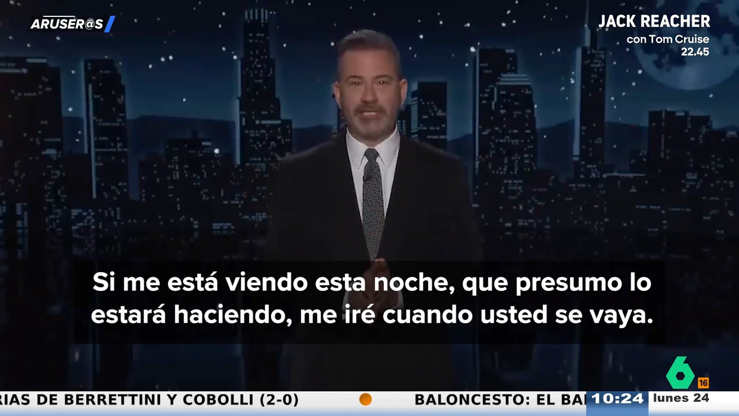 Alfonso Arús, tras los nuevos ataques de Donald Trump a Jimmy Kimmel: "Tiene fijación contra él" Alfonso Arús, tras los nuevos ataques de Donald Trump a Jimmy Kimmel: "Tiene fijación contra él"