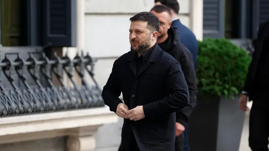 El presidente de Ucrania, Volodímir Zelenski. El presidente de Ucrania, Volodímir Zelenski.