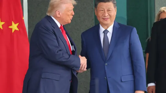 Los presidentes Donald Trump y Xi Jinping en una imagen de archivo en Corea del Sur. Los presidentes Donald Trump y Xi Jinping en una imagen de archivo en Corea del Sur.