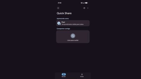 Así es Quickshare en Android