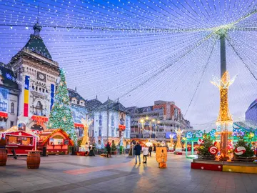 Mercadillo de Navidad de Craiova, en Rumania Mercadillo de Navidad de Craiova, en Rumania