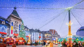 Mercadillo de Navidad de Craiova, en Rumania Mercadillo de Navidad de Craiova, en Rumania