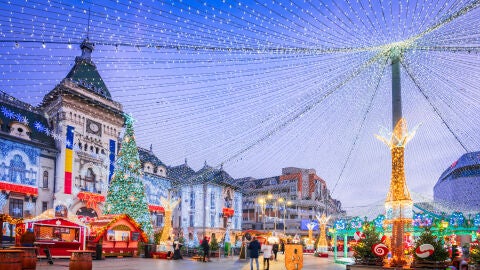 Mercadillo de Navidad de Craiova, en Rumania