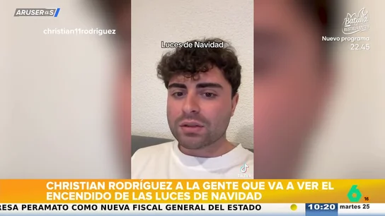 Un tiktoker estalla contra la gente que va a los encendidos navideños: "¿Existís o están contratos por el Gobierno?" Un tiktoker estalla contra la gente que va a los encendidos navideños: "¿Existís o están contratos por el Gobierno?"