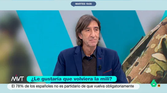 Benjamín Prado, recuerda su paso por la mili: "Me pareció un abuso de autoridad del Estado contra mí" Benjamín Prado, recuerda su paso por la mili: "Me pareció un abuso de autoridad del Estado contra mí"